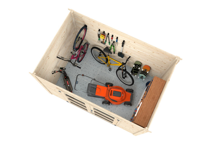 Palmako redskapsbod Alma 280 x 184 cm